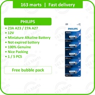 PHILIPS 23A Battery 27A Bateri 12V alkaline Remote Batteri A23 A27 23AE GP23 DL21 WE27A L728 27AE