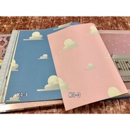 Pink Cloud Wallpaper K Story K4-1biru