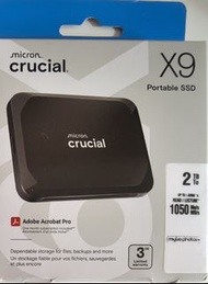 Crucial X9 2TB 可攜式硬盤 SSD (Portable SSD)
