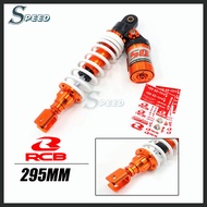 ♞,♘,♙RCB 295MM Shock Rear Shock Yamaha Mio i 125 Mio Sporty Mio M3 Souli125 Beat （1pcs）