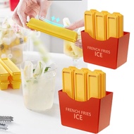 French Fries Ice Cube Ice Tray Creative Ice Cube Mold Kitchen Tools Ice Cream Kentang Goreng 薯条冰格