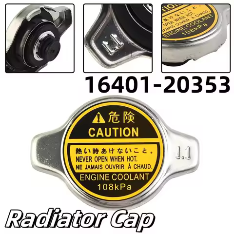 1.1Bar Radiator Cap 16401-20353 For Toyota For 4Runner 1996-2000 For Camry For Highlander For Lexus 