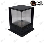 Leon Light โคมหัวเสาภายนอก E27 รุ่น K374B 18x18x21 cm.