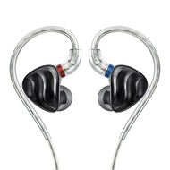 FiiO FH3 In-Ear Wired Headphones HiFi Sound Metal Driver Dual Iron Triple Unit One Ring Customizable