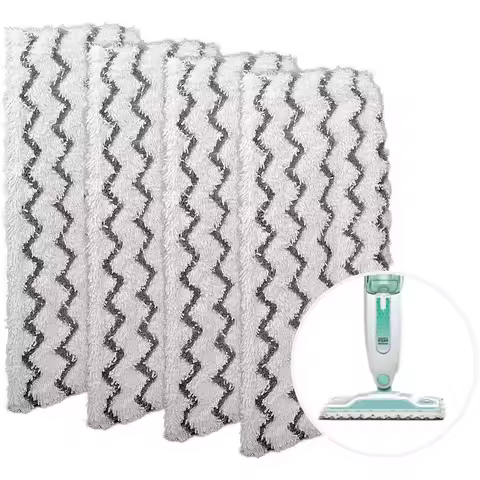 Steam Mop Pads Washable Replacement Steamer Mop Pads with All Hard Floors for Shark S1000 S1000A S10