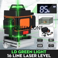 3D Laser Level 16 Lines Level Self-Leveling 360 Degree Rotary Horizontal And Vertical Cross Blue Laser Level with Remote Control
