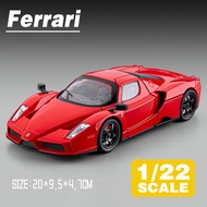 LEO 1:22 Ferrari Enzo Diecast โมเดล รถอัลลอยด์รถยนต์ของเล่นคอลเลกชันของขวัญสําหรับเด็กชายสาว ของเล่น