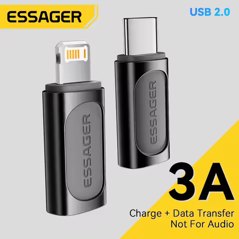 Essager Type C to Lighting OTG Adapter IOS Female To USB C Male Connector PD 20W Fast Charging For i