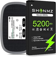 SHENMZ Verizon MiFi 8800L Battery, [5200mAh] Higher Capacity Li-ion Replacement Battery for Verizon 