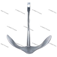 Hot-dip galvanized Bruce Anchor for Yacht Boat, Anchor for Fishing Boat, Inflatable Boat, High Speed
