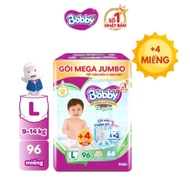 [Mới] Tã quần Bobb 3mm Mega Jumbo Gạo non L96+8