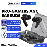 WEKOME TWS True Wireless Gaming Earbuds With Mic PRV51 ANC Noise Cancelling Bluetooth Stereo Bass Earbuds Air Buds 无线耳机