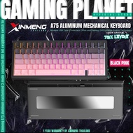 Xinmeng A75 Aluminum Mechanical Keyboard Customized 3-mode wireless Bluetooth GASKET structure RGB h