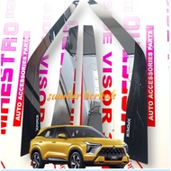 MITSUBISHI XFORCE 2023 2024 2025 4-DOOR SLIM FLAT WATER GUTTER