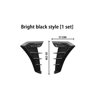 2Pcs Front Side Universal Fashion Leaf Plate Decoration Flank Fender Motors Modified Wing Fender Air