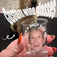 Customized Photo Shot Glass, Shot Glass With Picture, Shot Glass With Picture, Customized Shot Glass