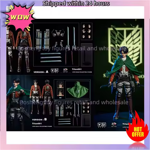 Original YIBO TOYS & Niren Studio YB-R2013 B YB-R2013 A Male Soldier Levi Ackerman Full Set In Stock