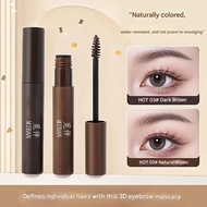 Eyebrow Mascara Natural 3D Waterproof Long-Lasting Stereo Dye Brows Cream Pencil With Eyebrow Brush 