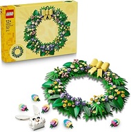 LEGO Iconic Spring Wreath 40957 Easter Holiday Decoration Set, Decorative Wreath Construction Kit, A