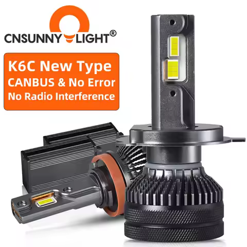 Long Life K6C Turbo Led Headlight Bulbs H7 LED H4 H1 H11 9005 9006 110W Auto Lamp Light For K5C 40W 