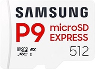 Samsung P9 Express microSD Express Card, 512GB microSDXC Memory Card, Up to 800 MB/s, for Nintendo S