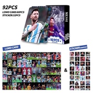Card Football Photocard Messi 92 Merchandise Star Photo Collection LOMO Homemade Photo Ball Star