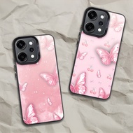 RN42 Butterfly Image Aesthetic Case Oppo series Compatible for Oppo Reno 14 Pro 5G 14 5G 14F 5G 13 P