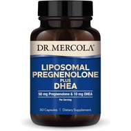 Dr. Mercola Liposomal Pregnenolone Plus DHEA, 30 Servings (30 Capsules), 50 mg Pregnenolone Per Serv