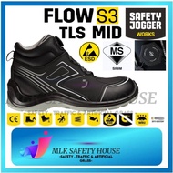 SAFETY JOGGER SAFETY SHOES / KASUT KESELAMATAN - FLOW S3 TLS ( Mid Cut ) ESD SRC with SIRIM