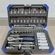 Original CR-V 53Pcs Socket Bit Set | Box Socket Set | Ratchet Box Set (1/4"DR)