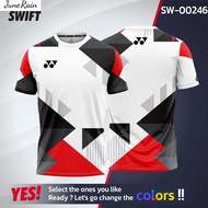 Available-YONEX Jersey Fashion Boutique Sports Baju t shirt lelak Leisure Loose Size Men's T-shirt B