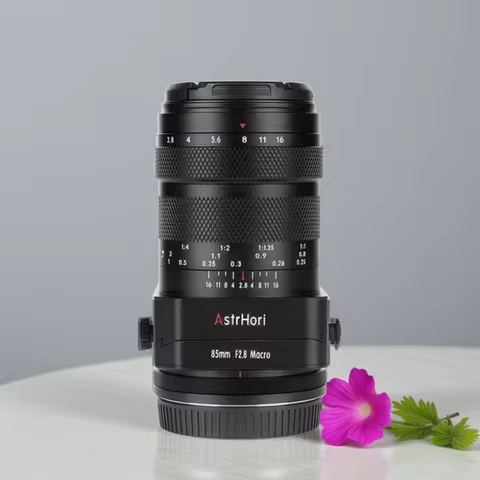 AstrHori Full Frame 85mm F2.8 Tilt-Macro Prime Camera Lens for Macro Photography with Nikon Z Sony E