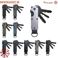 MSSUGC6 Key  Holder, with Screwdriver Minimalist Key Organizer, Smart Metal Holds 2-6 Keys Keys Fob 