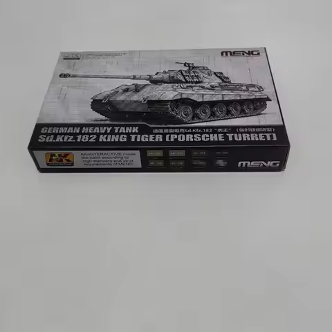MENG 72-010 1/72 German Heavy Tank Sd.Kfz. 182 King Tiger(Porsche Turret) Kit Plastic Model Kit