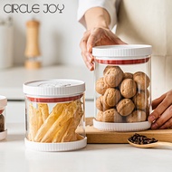 圆乐Circle Joy抽真空密封罐 按压式咖啡豆存储罐冰箱防潮储物罐 玻璃杂粮茶叶储存罐CJ-VST13  大号1000ml
