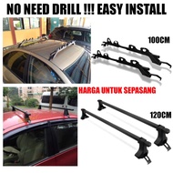 Car Roof Rack Roof Bar Roof Carrier Luggage Box Canopy Carrier Rak Bumbung Kereta Payung Tangga Tak Payah Tebuk