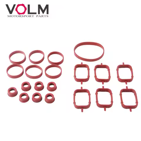 NEW 6 x 33mm Gasket kits for bmw N52 N54 N55 M57 intake manifold OE 11617800585 3.0L 325i 330i 335i 