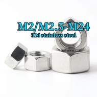 Hex Nut  316 Stainless Steel Hexagon Nut DIN934 / Hex Nut DIN934 | SUS 316 Stainless Steel Grade A2-