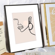 Narrow edge aluminum alloy picture frame picture frame wall hanging a2 inch A3 a4 inch metal frame A