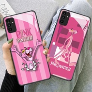 TS-86 Pink Panther HD Glass Casing for Samsung A05S A35 A55 A24 A14 A15 A04S A34 A25 M15 A54 S21 FE 