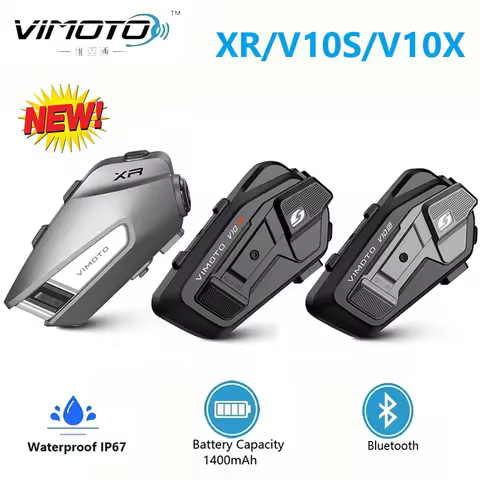 New Vimoto XR V10S V10X Chinese Version Motorcycle Helmet Bluetooth Intercom Headset Intelligent Noi