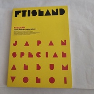FTISLAND JAPAN SPECIAL ALBUM VOL.01 Unpacked Good Condition No Unseal Card Photocard