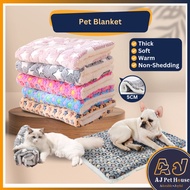 MYSelimut Kucing Tebal Pet Blanket Comfy & Soft Cat Bed Sleeping Mat Washable Dog Cushion Tilam Kuci