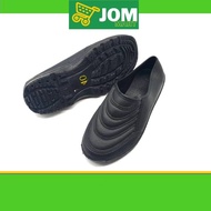 【Jom Mart】 Bowling 779 Men Rubber Black Shoes <>Kasut Getah Hitam Kampung Addidas
