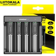 LiitoKala Lii-L4 Battery Charger 4 Slot for 18350/18490/18650/20700/21750/22650/25500/26650 & etc Xt