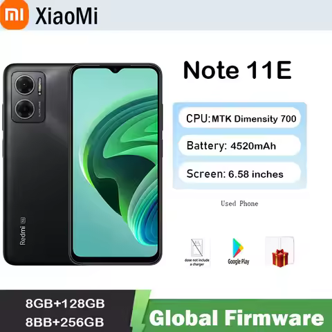 Global firmware Xiaomi Redmi Note 11E 5G Smartphone 5000mAh Charge Dimensity 700 50MP Camera 90Hz Di