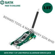 (ND) SATA 97821 1.5T LOW PROFILE ALUMINUM SERVICE JACK / ALUMINIUM HANDJACK / JACK BUAYA / HEAVY DUT