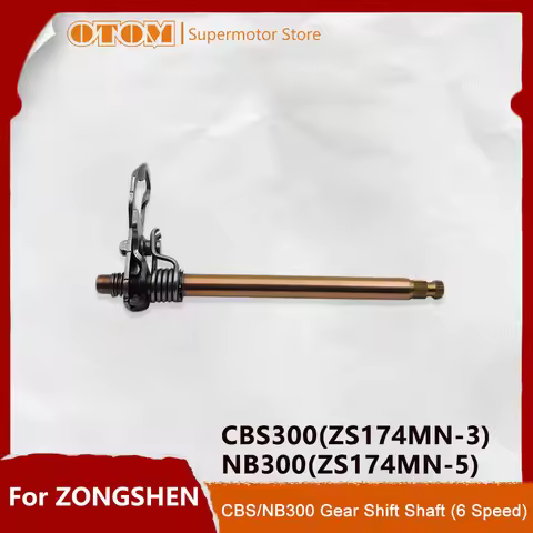 For ZONGSHEN ZS174MN-3 ZS174MN-5 Motorcycle 6 Speed Gear Shift Shaft Gearshaft Lever CBS300 NB300 4T