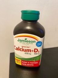Jamieson Calcium+D3 高濃鈣 + 維他命D3 120粒
