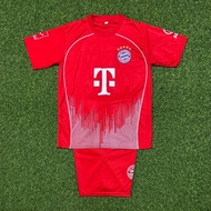 MERAH NEWEST EUROPEAN CLUB BAYERN MUNCHEN RED Children's Football Set Children's Football Jersey Fro